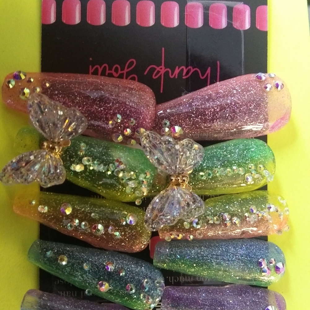 Jelly rainbow butterfly